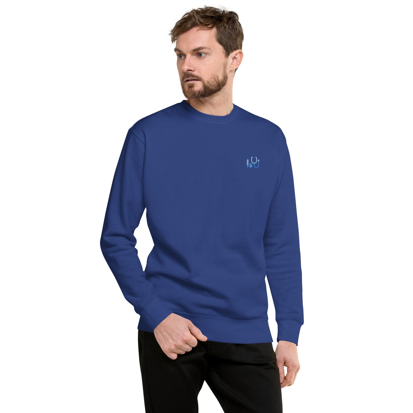 Hommes | Sweatshirt - Broderie - Equipement médical