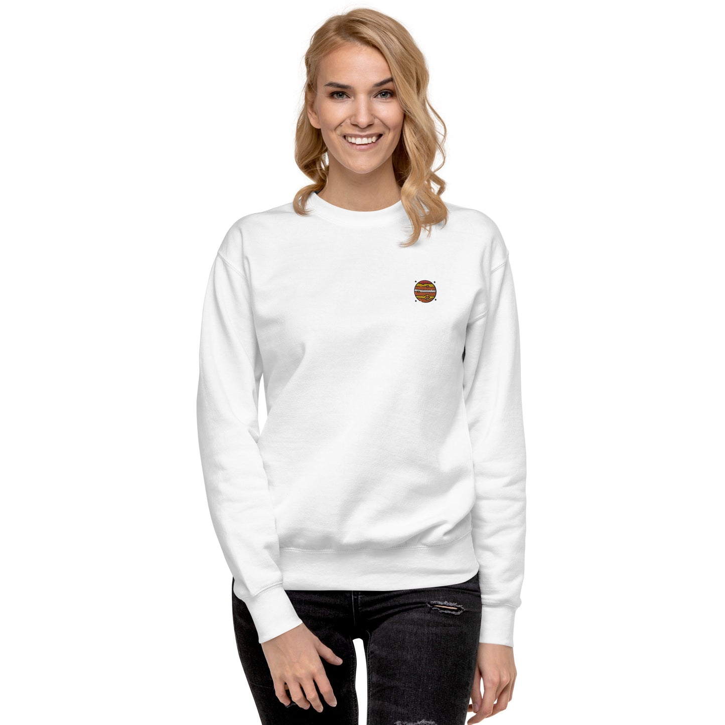 Femmes | Sweatshirt - Broderie - Jupiter