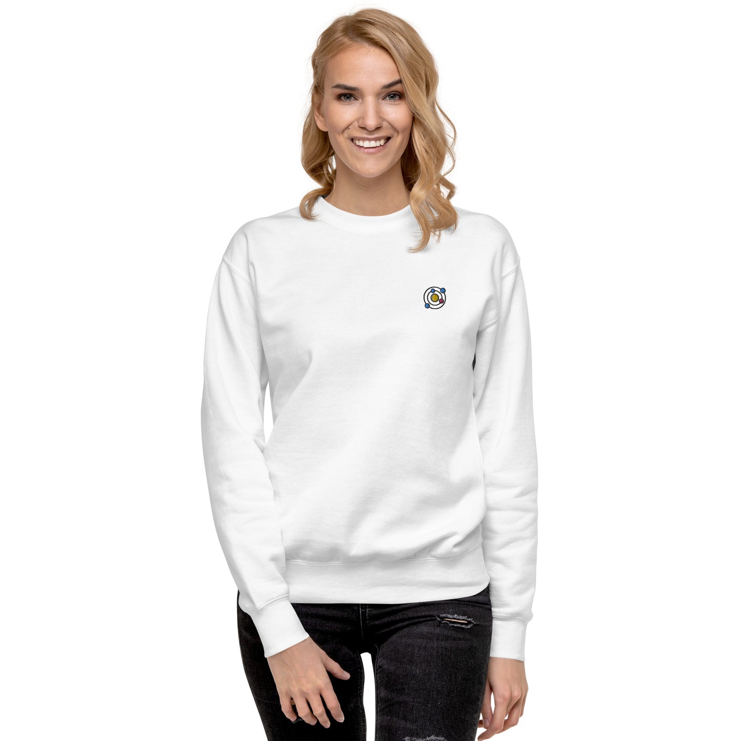 Femmes | Sweatshirt - Broderie - Système solaire