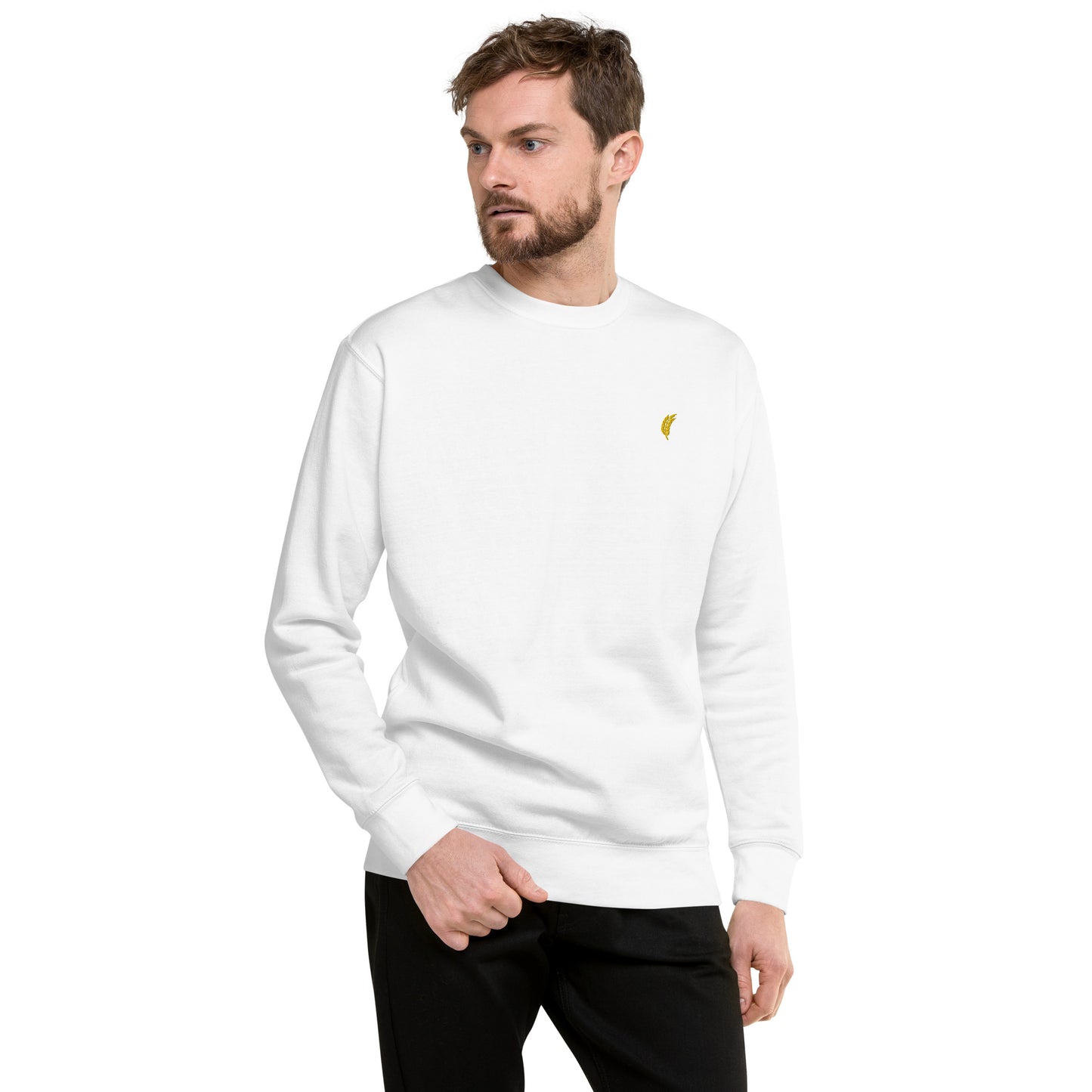 Hommes | Sweatshirt - Broderie - Blé