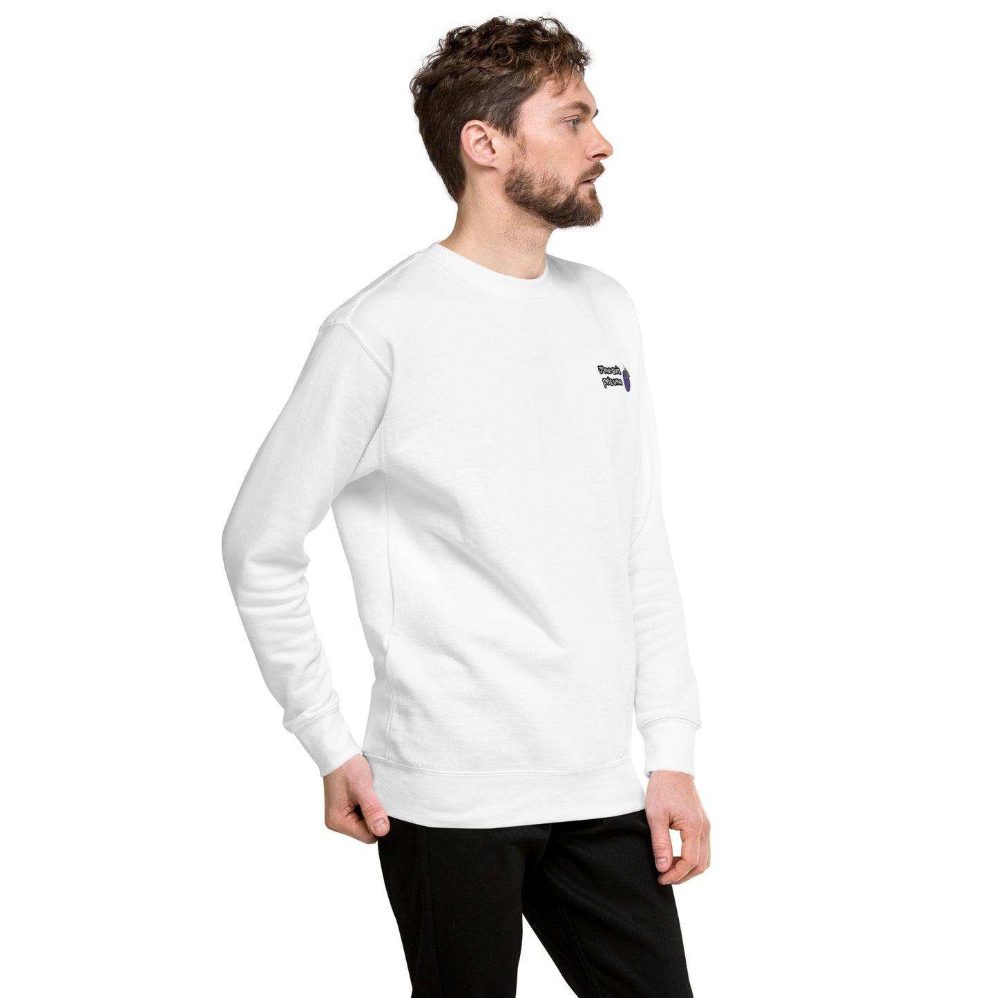 Hommes | Sweatshirt - Broderie - J'me suis pris une prune