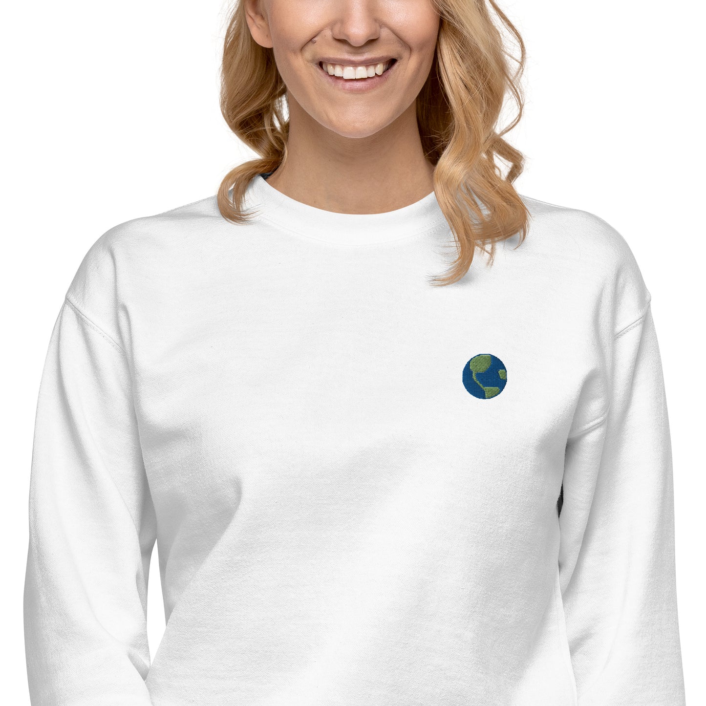 Femmes | Sweatshirt - Broderie - Terre