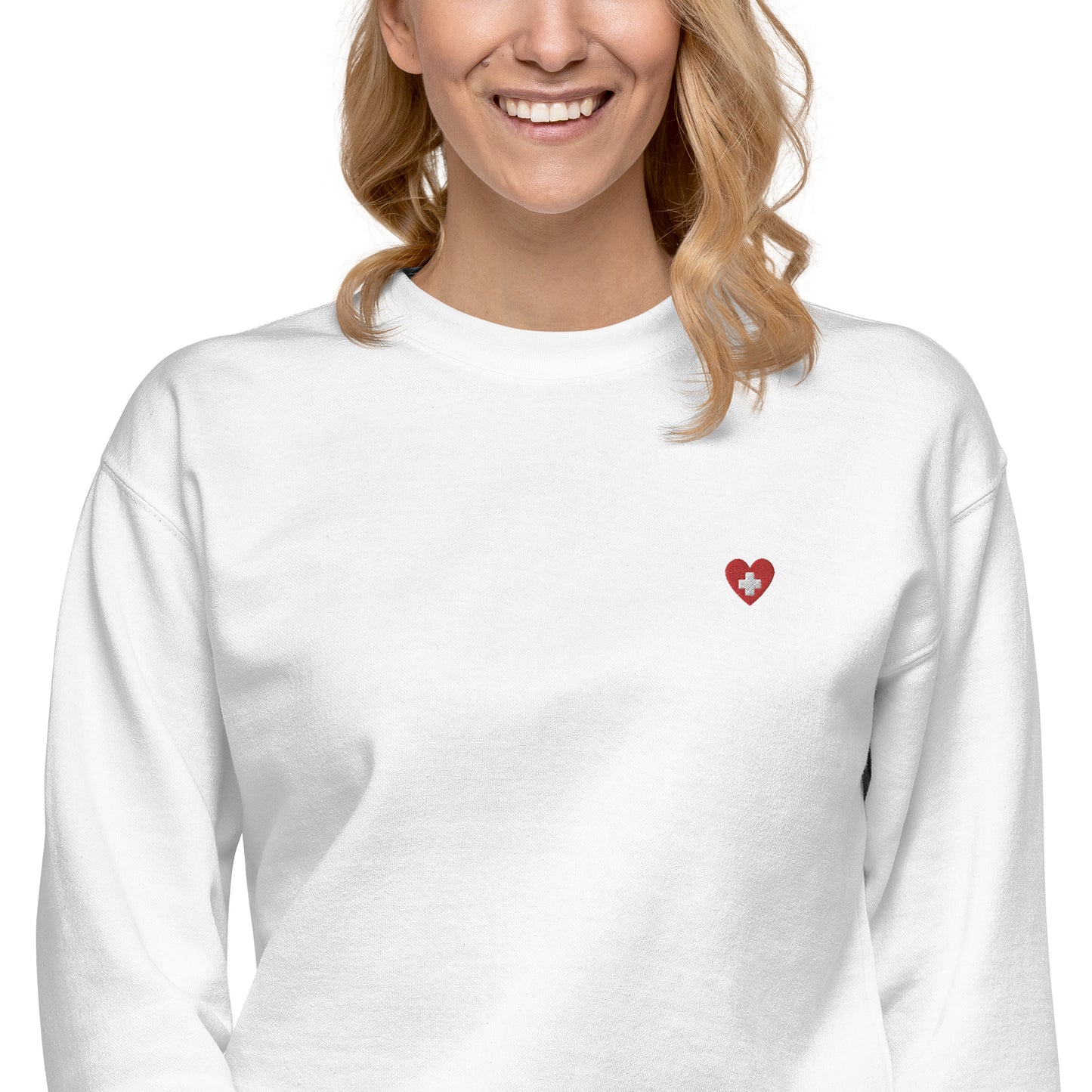 Femmes | Sweatshirt - Broderie - Croix adorée