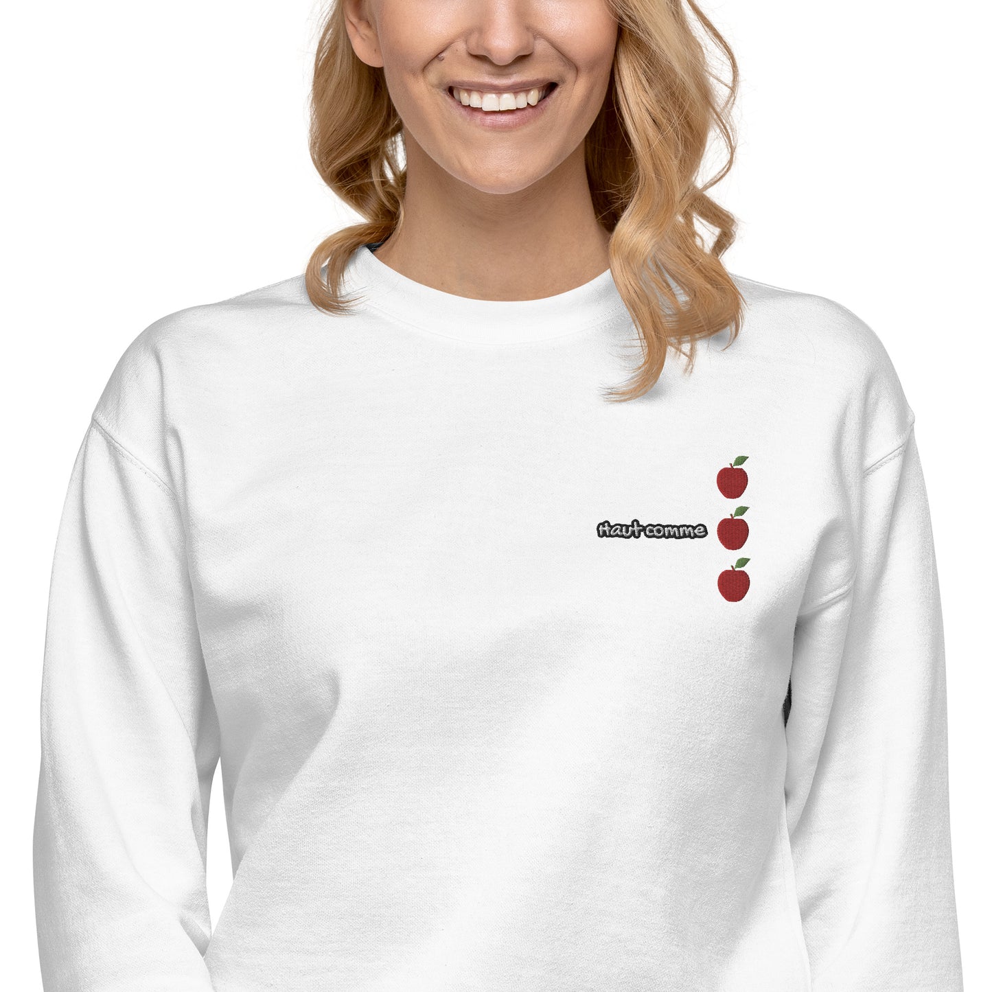 Femmes | Sweatshirt - Broderie - Haut comme 3 pommes