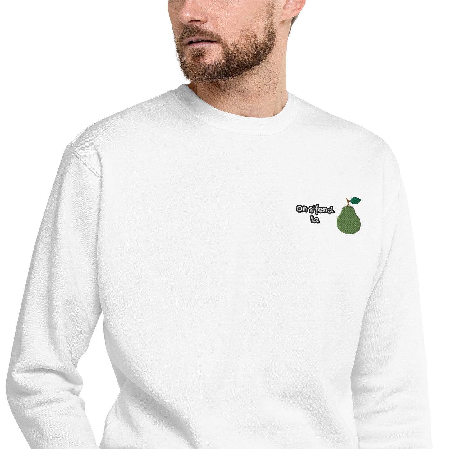 Hommes | Sweatshirt - Broderie - On s'fend la poire