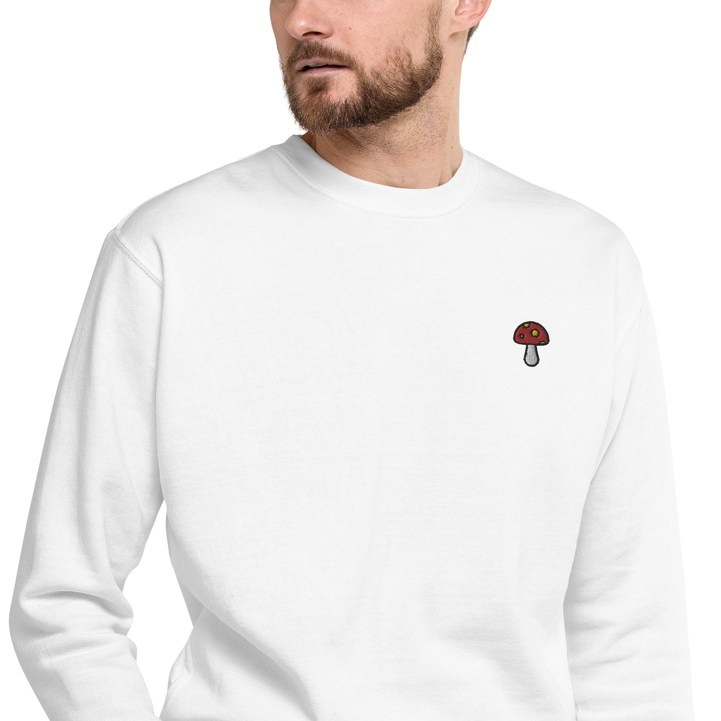 Hommes | Sweatshirt - Broderie - Champignon