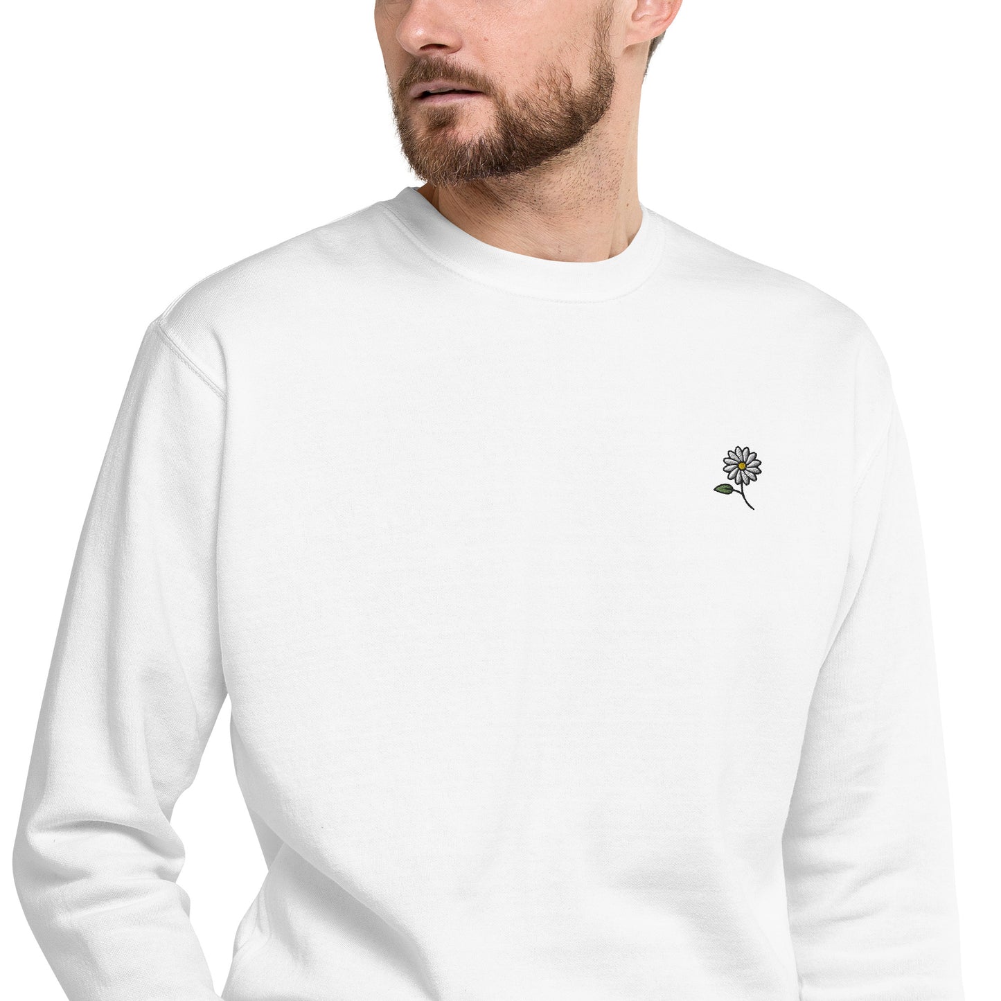 Hommes | Sweatshirt - Broderie - Marguerite