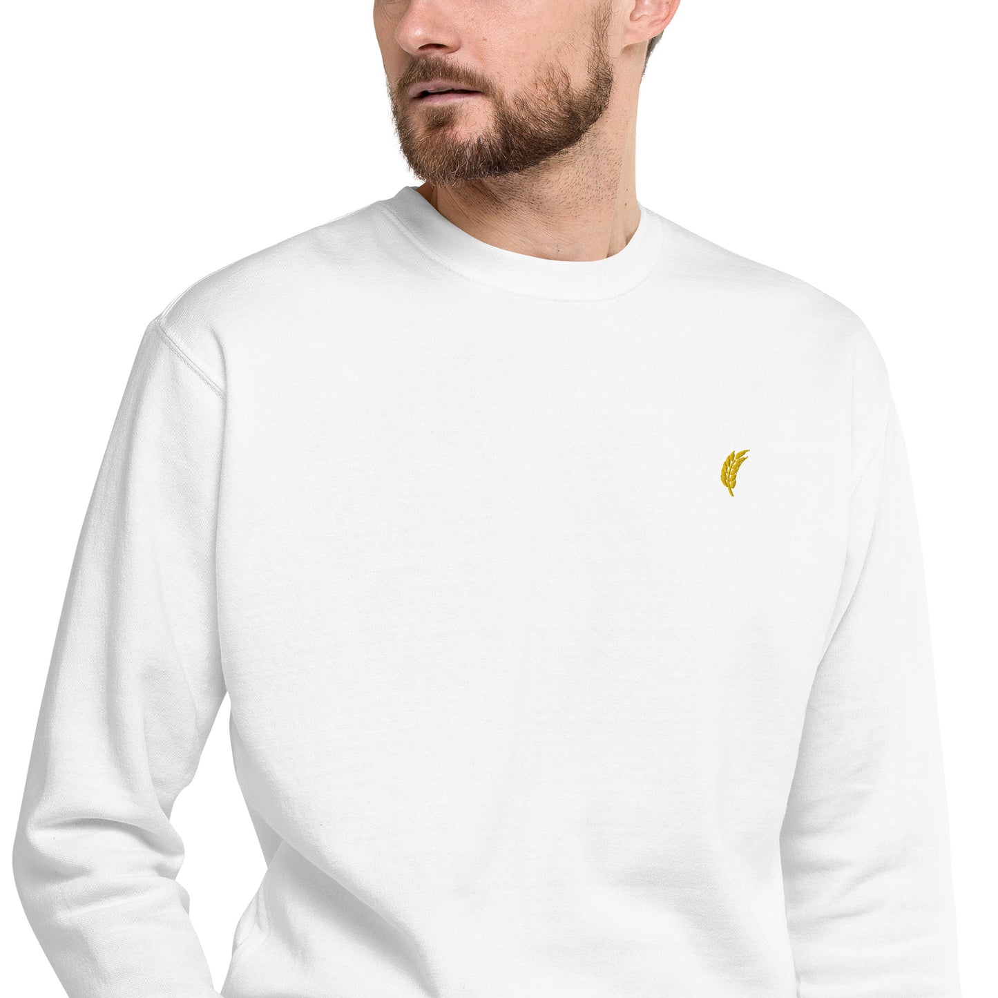 Hommes | Sweatshirt - Broderie - Blé