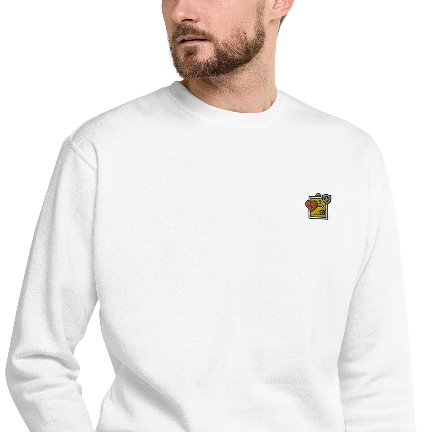 Hommes | Sweatshirt - Broderie - Rapport médical