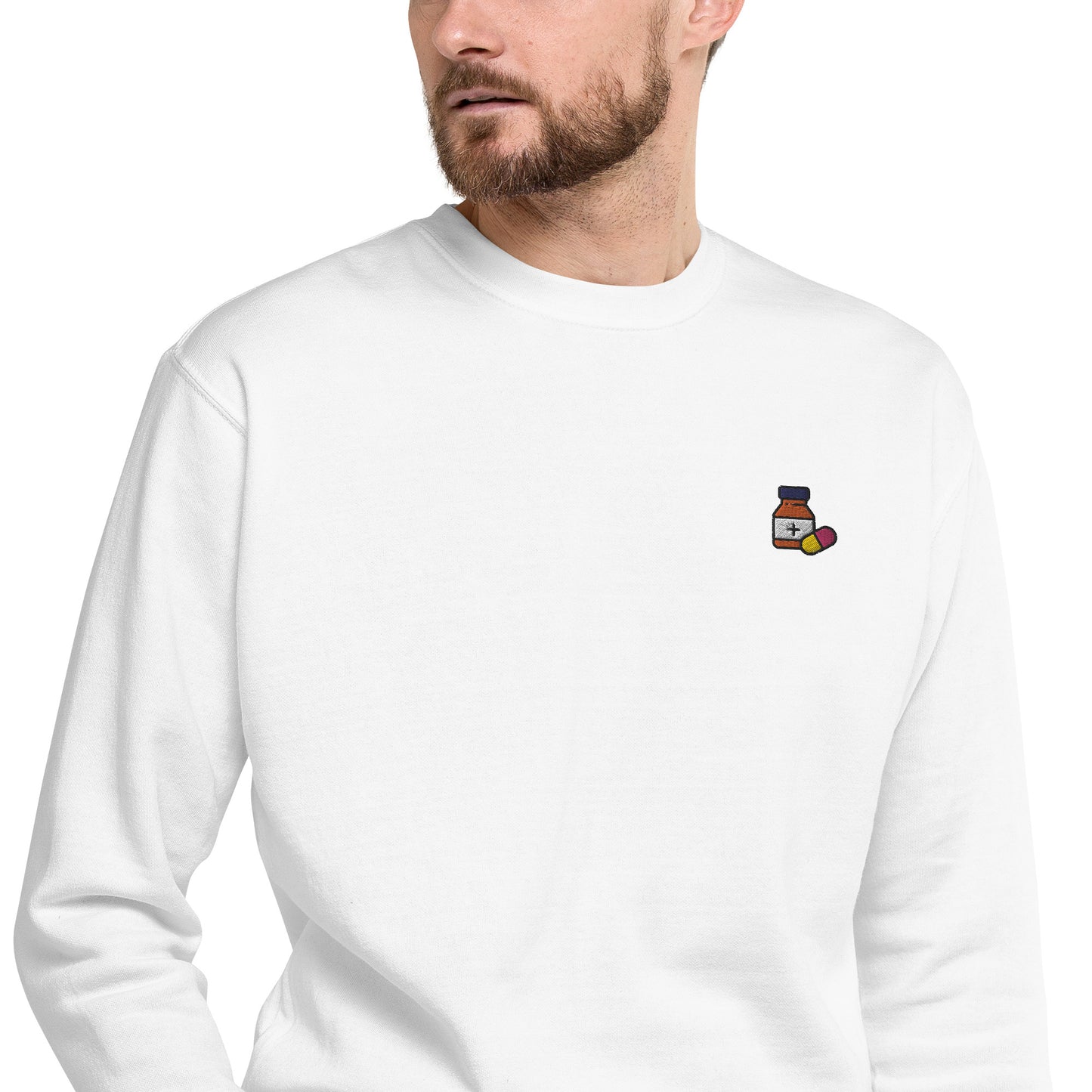 Hommes | Sweatshirt - Broderie - Médicaments