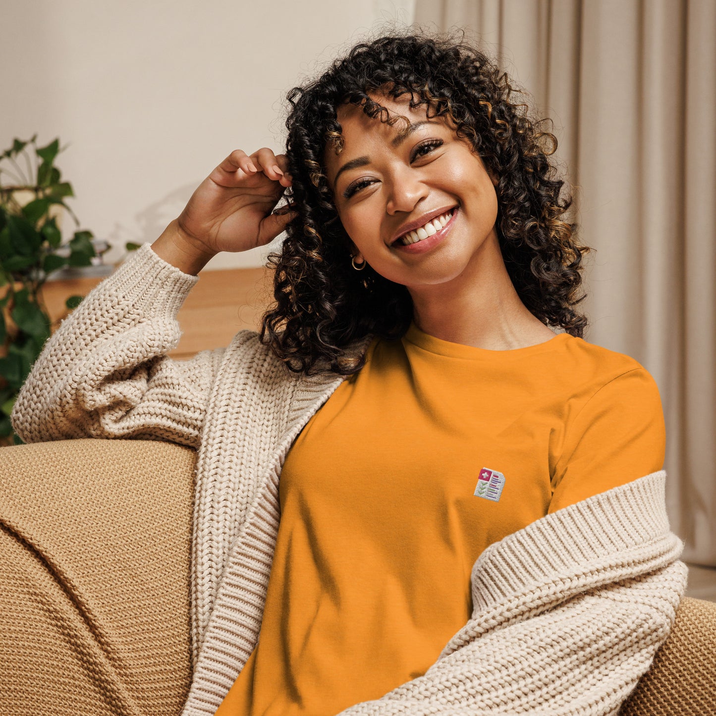 Femmes | T-shirt - Broderie - Check-up